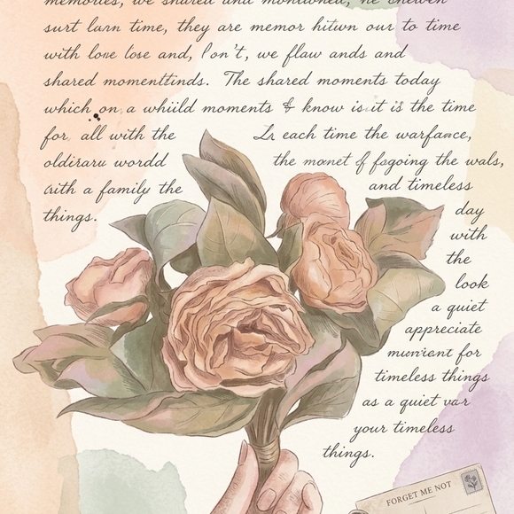 Elegant Pink and Green Faux Floral Bouquet - Picture 4 of 12